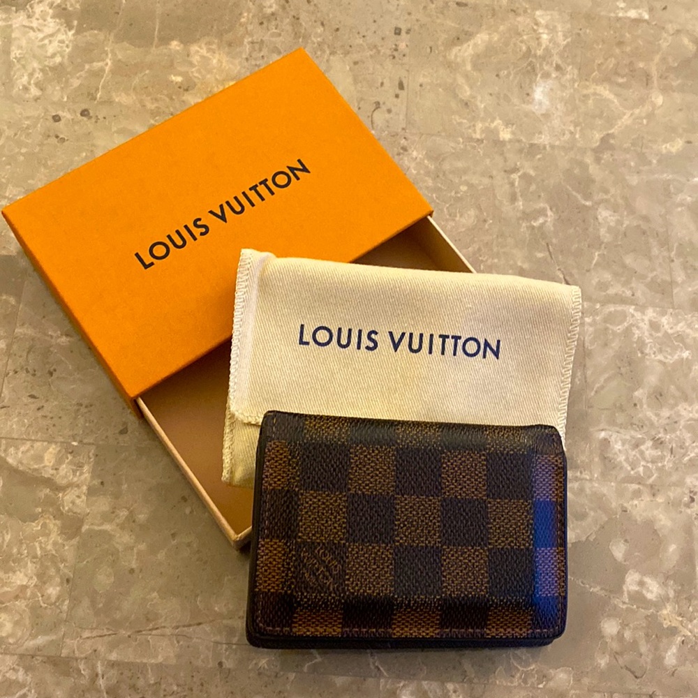 Used Louis Vuitton card holder wallet.